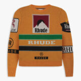 Rhude Ayrton Knit Sweatshirt Yellow